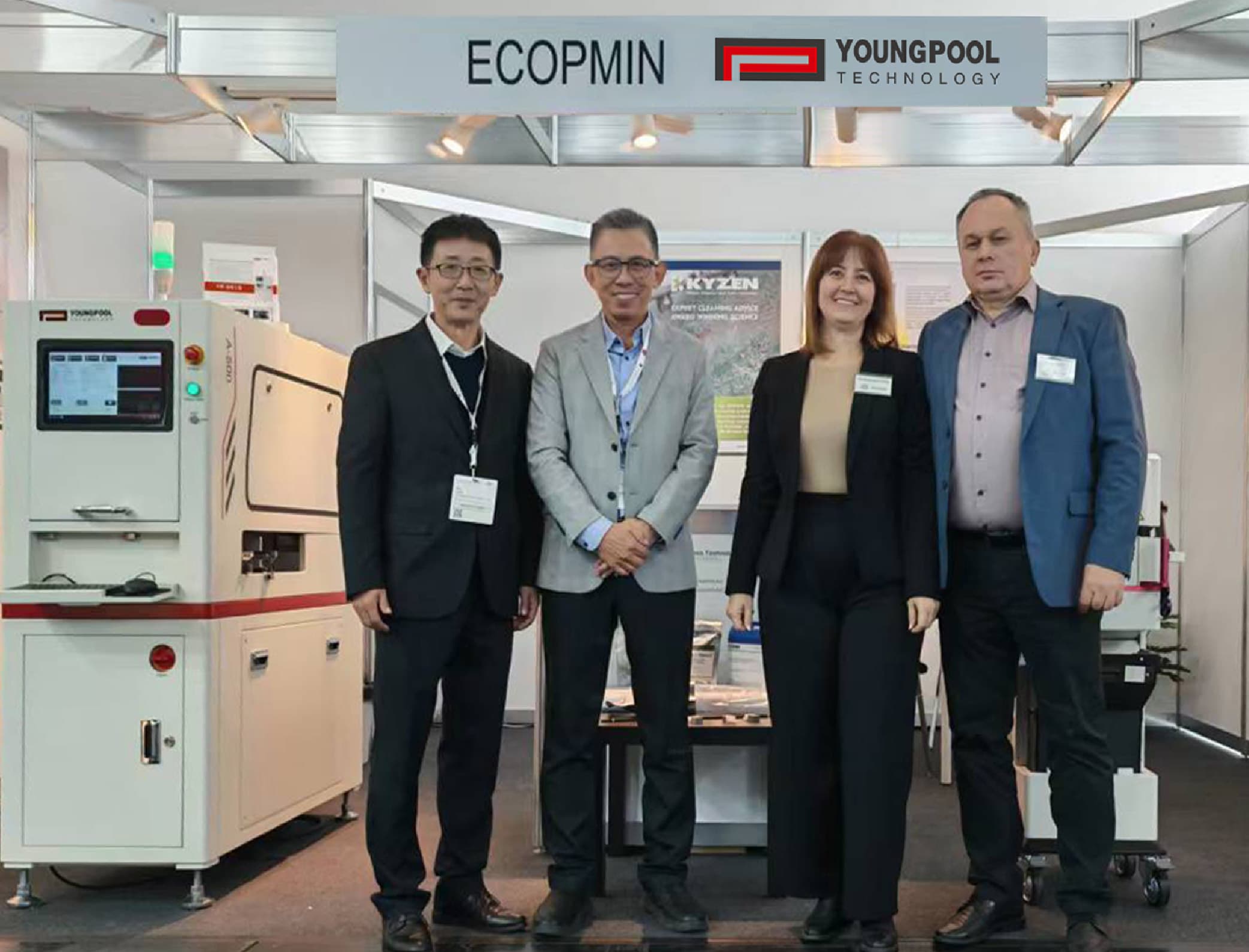 Youngpool Technology logra un éxito rotundo en la feria alemana Productronica 2025
